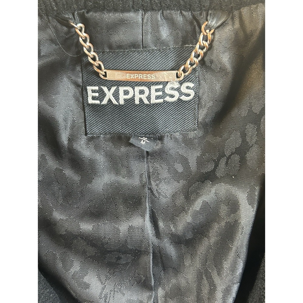 Express Women's Wool Blend Peacoat Jacket Size Medium - Picture 5 of 10